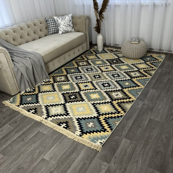 Турецькі килими м'які бавовняні 160х250 см, фото 1