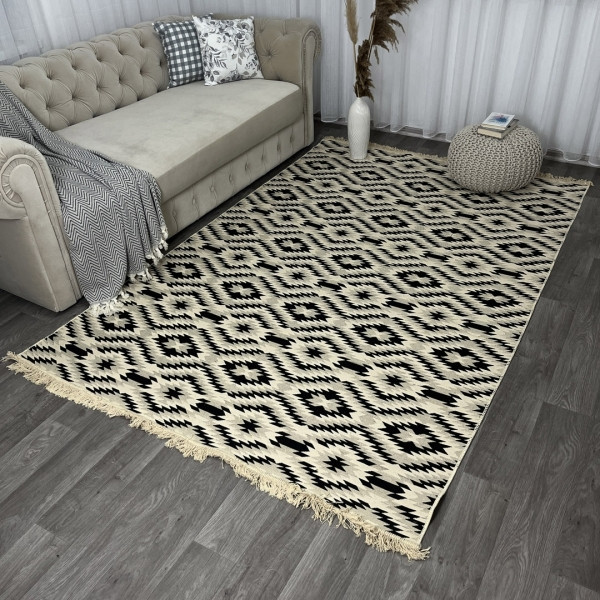 Турецькі килими м'які бавовняні 160х250 см, фото 1