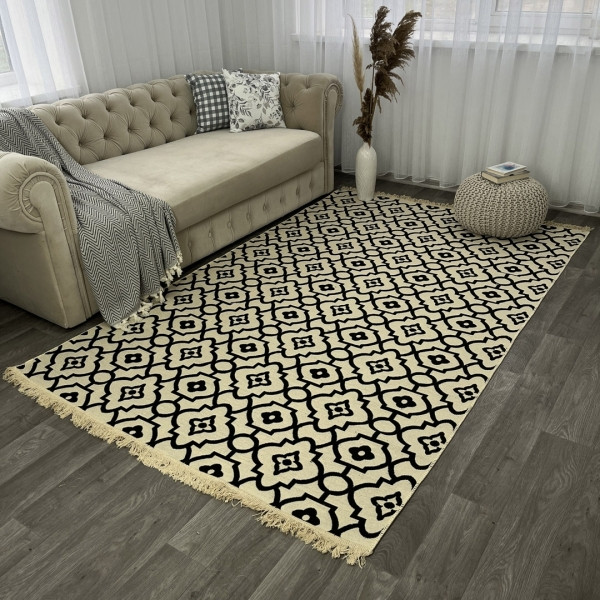 Турецькі килими м'які бавовняні 160х250 см, фото 1