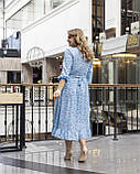 Сукня жіноча Яся блакитна, фото 3