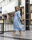 Сукня жіноча Яся блакитна, фото 5