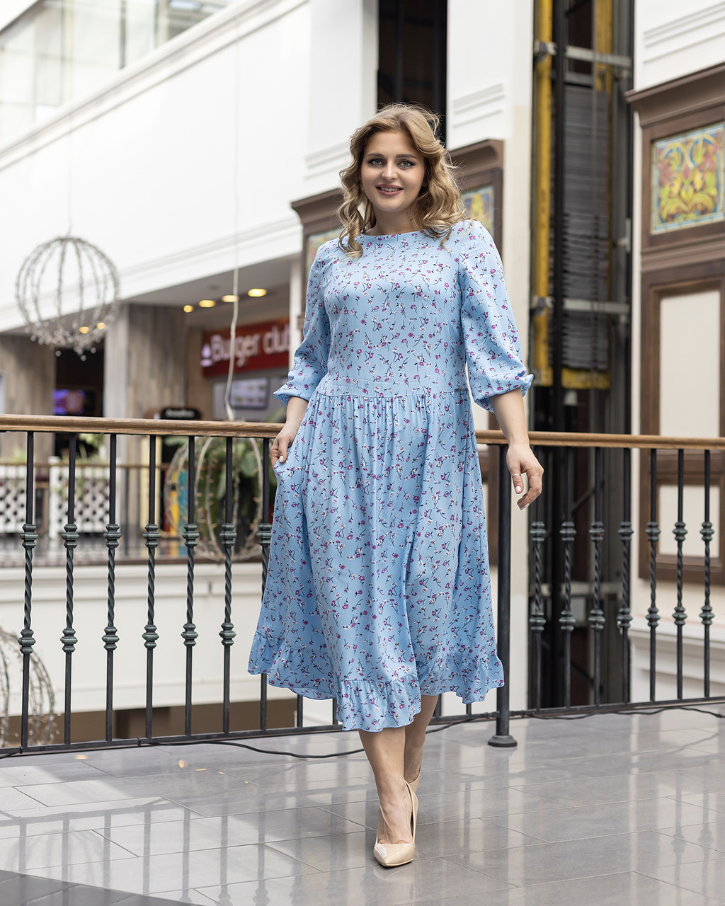 Сукня жіноча Яся блакитна, фото 1