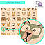 Дитячий ігровий килимок Породи собак - Цуценята 150х200х1 см з сумкою складаний килимок-трансформер (274), фото 3