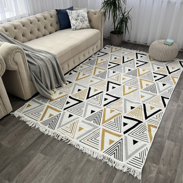 Турецькі килими м'які бавовняні 160х250 см, фото 1