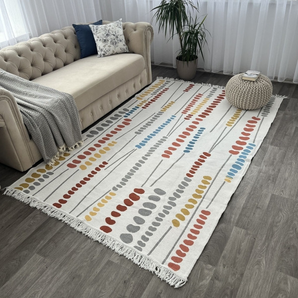 Турецькі килими м'які бавовняні 160х250 см, фото 1