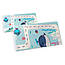Двосторонній дитячий килимок ігровий Підводна дорога–Зростомір 120х180х0,8 см із сумкою блакитно-рожевий (268), фото 8