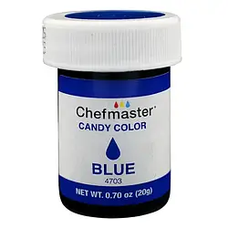 Харчовий барвник жиророзчинний гелевый Chefmaster 20г синій (BLUE)