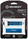 USB Флеш-накопичувач 16GB Kingston IronKey Keypad 200 Type-A Blue (IKKP200/16GB), фото 4