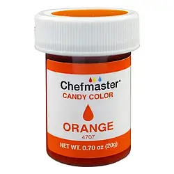 Харчовий барвник жиророзчинний гелевый Chefmaster 20г помаранчевий (ORANGE)