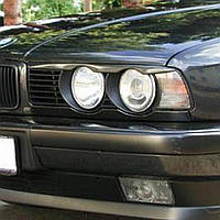 Реснички БМВ Е34 (BMW E34) с вырезом черные