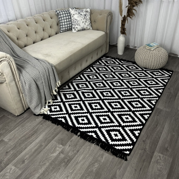 Турецькі килими м'які бавовняні120х180 см, фото 1