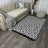 Турецькі килими м'які бавовняні120х180 см, фото 3