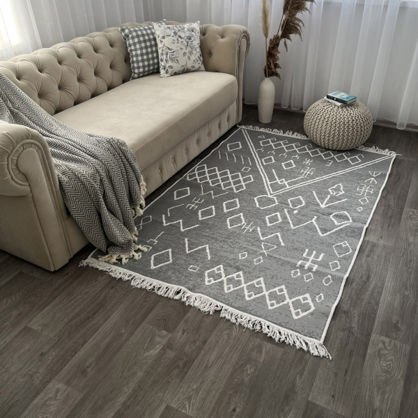 Турецькі килими м'які бавовняні120х180 см, фото 1