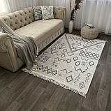 Турецькі килими м'які бавовняні120х180 см, фото 2