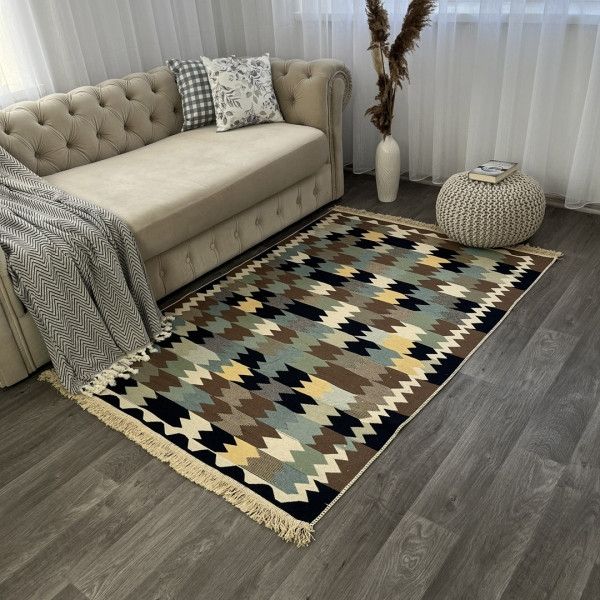 Турецькі килими м'які бавовняні120х180 см, фото 1