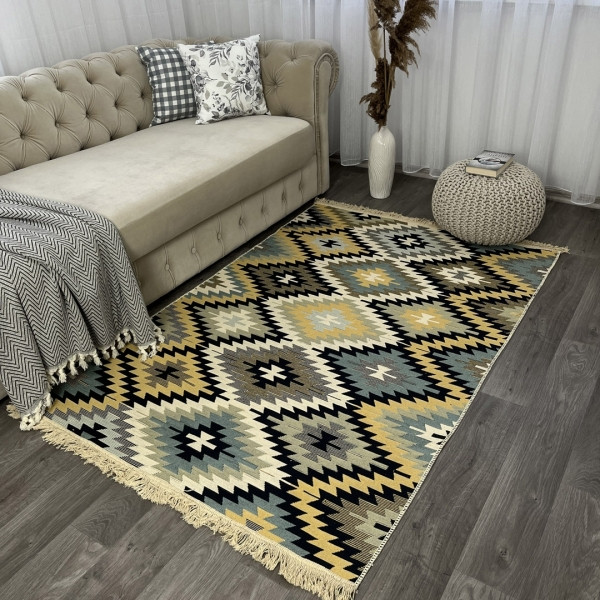 Турецькі килими м'які бавовняні120х180 см, фото 1