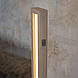 Світлодіодний торшер дерево стильний підлоговий світильник 1450 мм Brama Metal Попелястий Simpler, фото 4