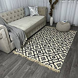 Турецькі килими м'які бавовняні120х180 см, фото 2