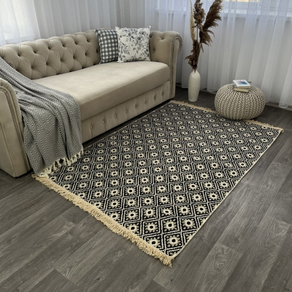 Турецькі килими м'які бавовняні120х180 см, фото 1