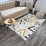 Турецькі килими м'які бавовняні120х180 см, фото 2