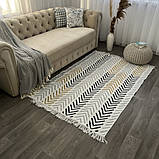 Турецькі килими м'які бавовняні120х180 см, фото 2