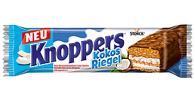 Вафельні батончики Knoppers Kokos Riegel 200g