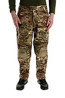 Армейские тактические штаны мультикам рип-стоп с наколенниками, Мужские военные штаны мультикам водостойкие M