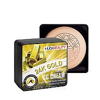 Зволожуючий тональний CC-крем кушон для обличчя Huda Beauty 24K Gold CC Cream Н65048, 140 Cashew