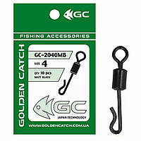 Вертлюг Golden Catch Quick Change Swivel Long 2040MB №4 (10шт)