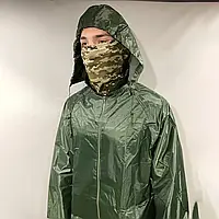 Тактический маскировочный костюм оливковый полиэстер, Водонепроницаемый маскхалат для военных L mil