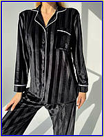 Женская пижама Виктория Сикрет, Костюм бархатный для дома, Пижама женская практичная