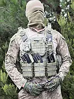 Военный бронежилет оливковый со стропами для быстрого сброса Cordura Molle интерфейс c ручкой эвакуации mil