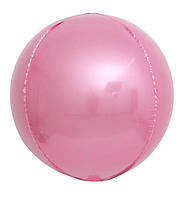Воздушный шарик сфера, размер - 55 см., цвет - розовый