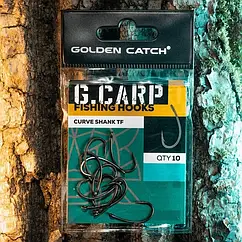 Гачок GC G.Carp Curve Shank TF №8(10шт)