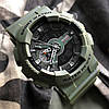 Наручний годинник для військових тактичні водонепроникні протиударні Skmei Годинники військові зелені з підсвічуванням, фото 3