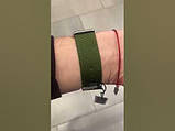 Наручний чоловічий годинник Amst 3003 black-green, чорний із зеленим нейлоновим ремінцем кварцовим, механізм Miyota, фото 9