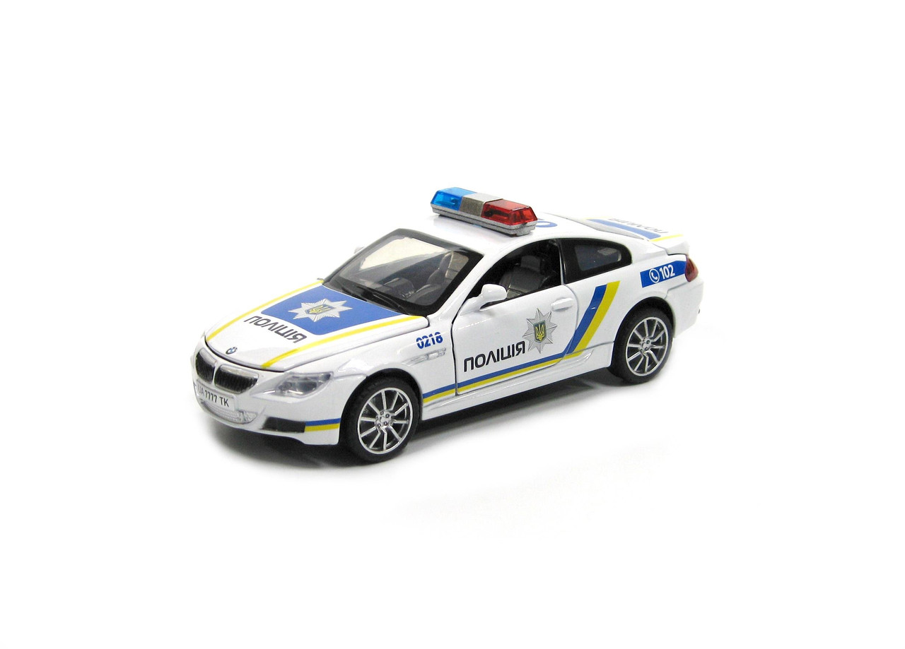 Машинка поліцейська металопластик  "Авто Експерт" 1:32