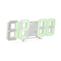 Электронные часы VST-LY1089, будильник, питание от кабеля 220V, Green Light, Box