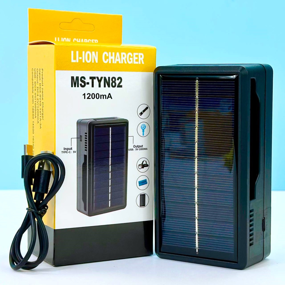 Зарядний пристрій MS-TYN82/USB/Solar