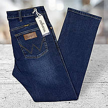 Джинси Wrangler Stretch Denim T010050 темно-синій, фото 3