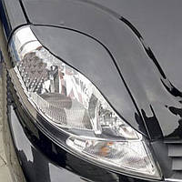Реснички Опель Виваро (Opel Vivaro) плоские черные