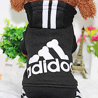 Спортивный костюм для котов и кошек Pet Style "Adidog" Черный S