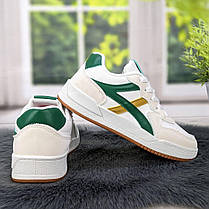 Кросівки жіночі білі із рожевими вставками демісезонні Swin Shoes, фото 6