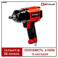 Гайковерт пневматический 610 Нм Einhell TC-PW 610 10 насадок Патрон 1/2"