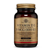 Витамин D3 "Vitamin D3" Solgar, 1000 МЕ, 100 капсул