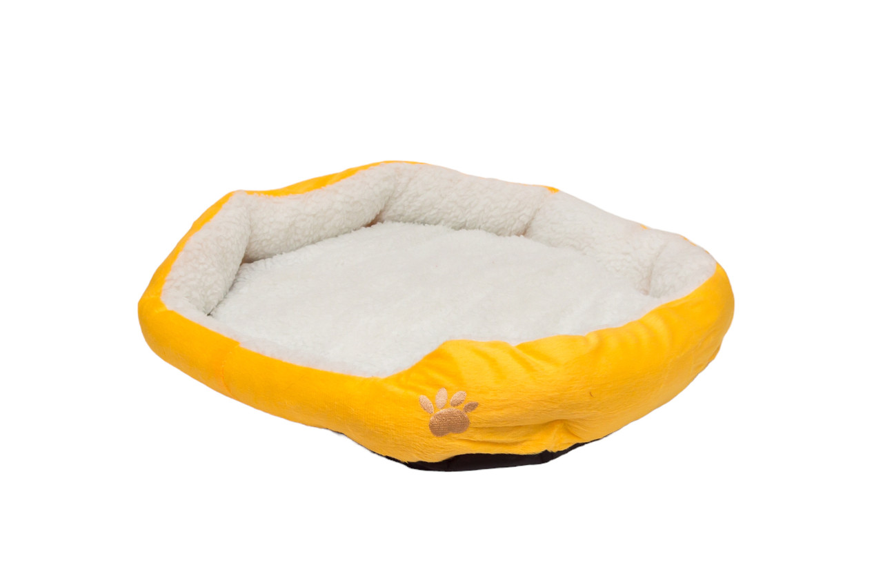 Подушка для котів "Лапка" Pet Style 42×30×12 см Жовта