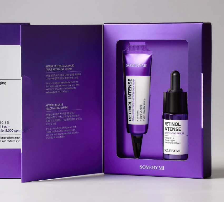 Набір мініатюр з ретинолом Some By Mi Retinol Intense Trial Kit (serum/10ml + eye/cr/10ml)