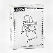 Дитячий стільчик для годування Joy K-94011 до 3 років 7 положень висоти, 3 положення спинки, фото 8