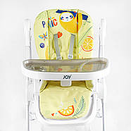 Дитячий стільчик для годування Joy K-94011 до 3 років 7 положень висоти, 3 положення спинки, фото 5