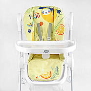Дитячий стільчик для годування Joy K-94011 до 3 років 7 положень висоти, 3 положення спинки, фото 6
